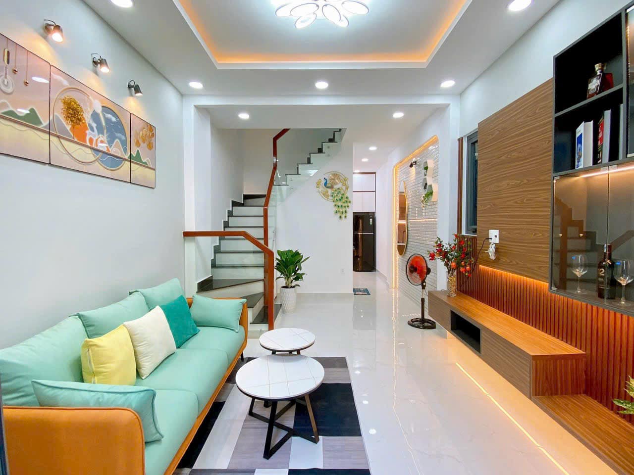 Nhà mới đẹp tặng nội thất,HXH,3 tầng, 3.6*10.5m Nơ Trang Long,phường 7, Quận Bình Thạnh ,Nhỉnh 6 tỷ ( TL )